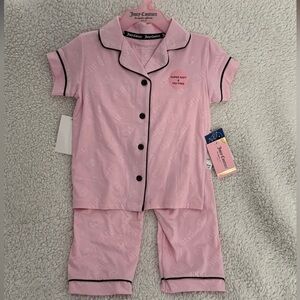 Juicy Couture Light Pink Kids Pajama Set